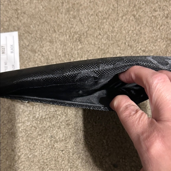 Black Monogram Wallet - Picture 3 of 5